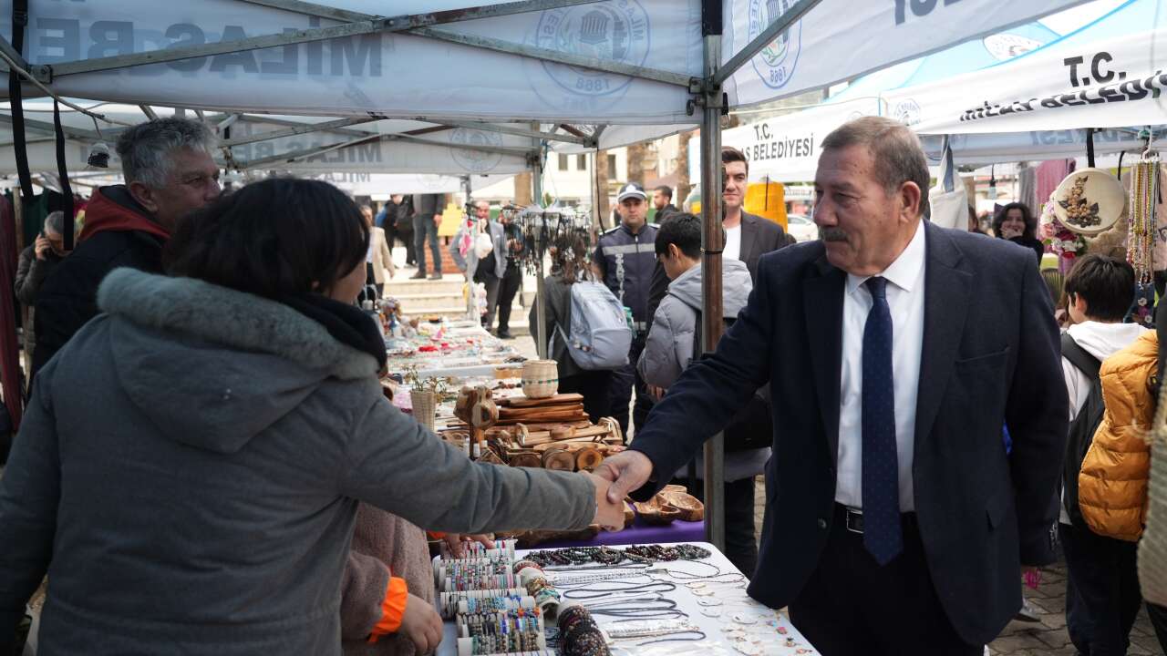 Milas’ta El Emeği Ürünler Hanımeli Pazarı’nda Sergileniyor 2